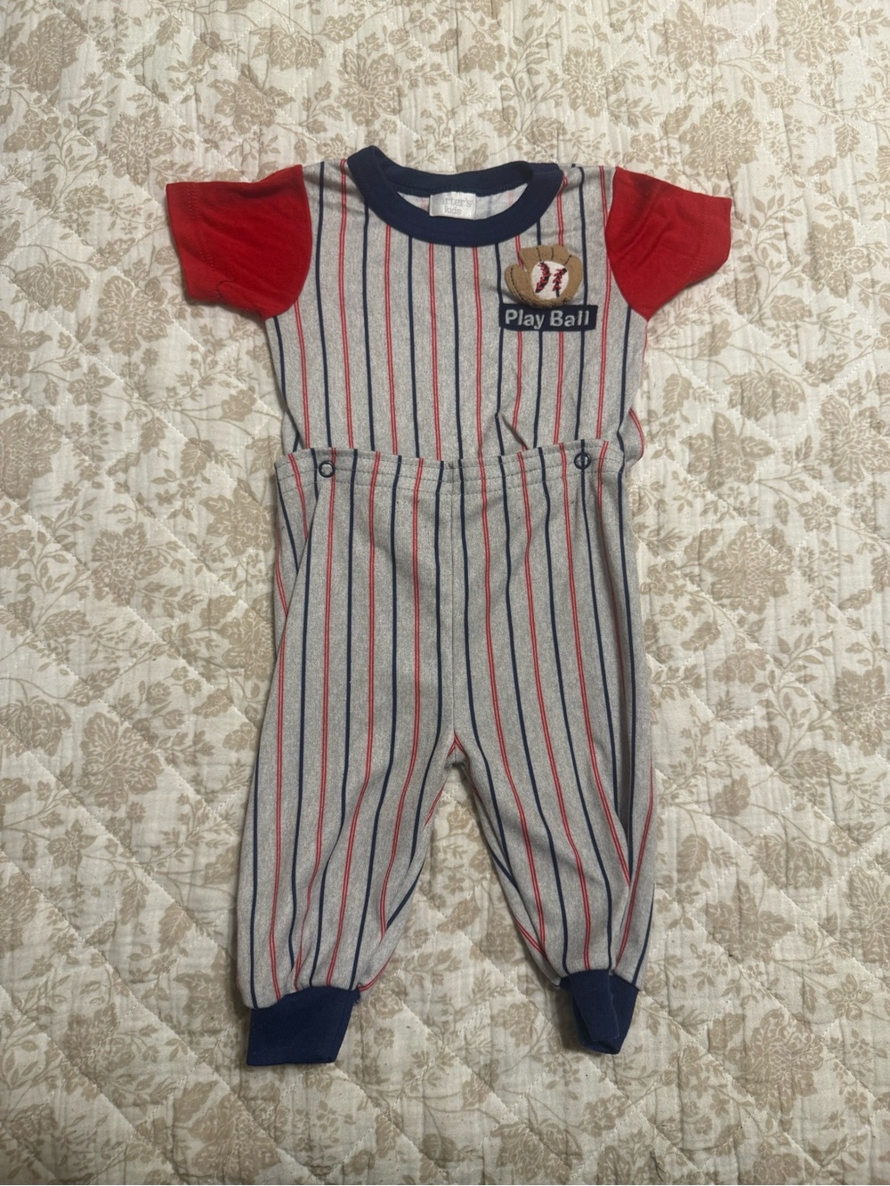 Vintage Baby Snap Romper